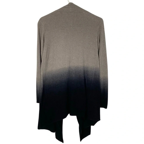 Barefoot Dreams Cardigan Sweater Small Medium Cozychic Lite Calypso Wrap Black - Picture 2 of 9